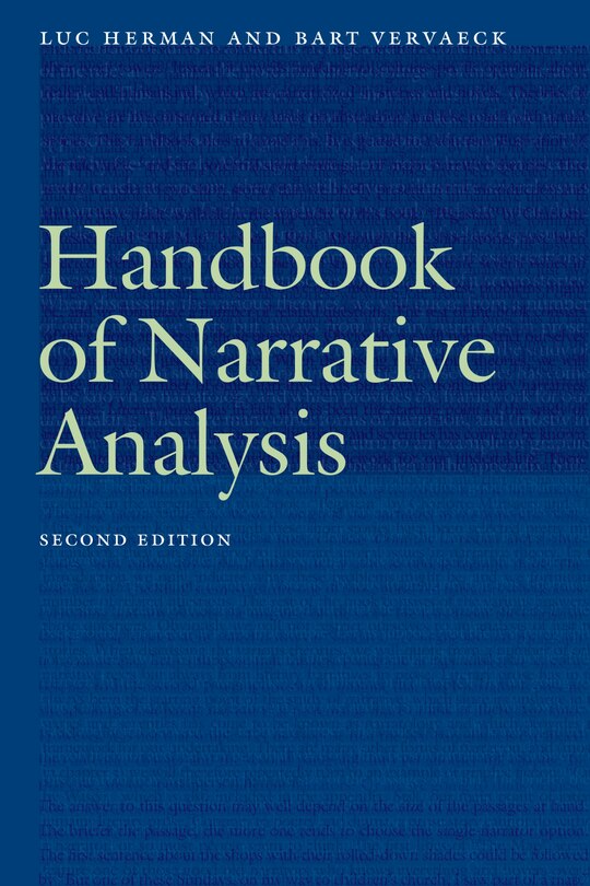 Front cover_Handbook of Narrative Analysis