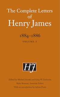 Couverture_The Complete Letters Of Henry James, 1884-1886