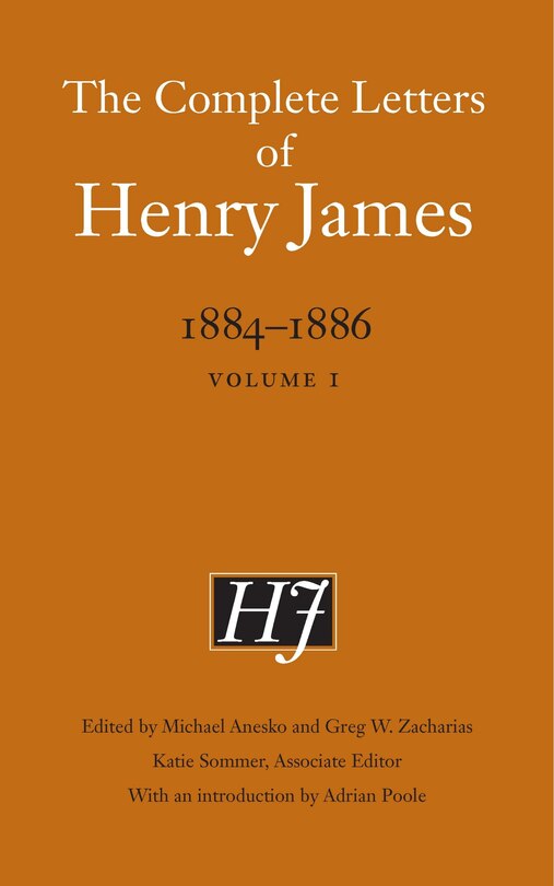Couverture_The Complete Letters Of Henry James, 1884-1886