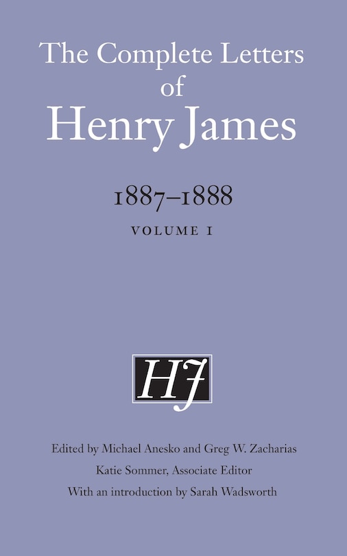 Front cover_The Complete Letters of Henry James, 1887-1888