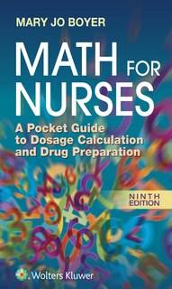 Couverture_Math For Nurses