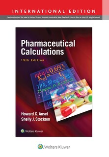 Couverture_Pharmaceutical Calculations