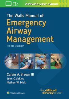 Couverture_The Walls Manual Of Emergency Airway Management