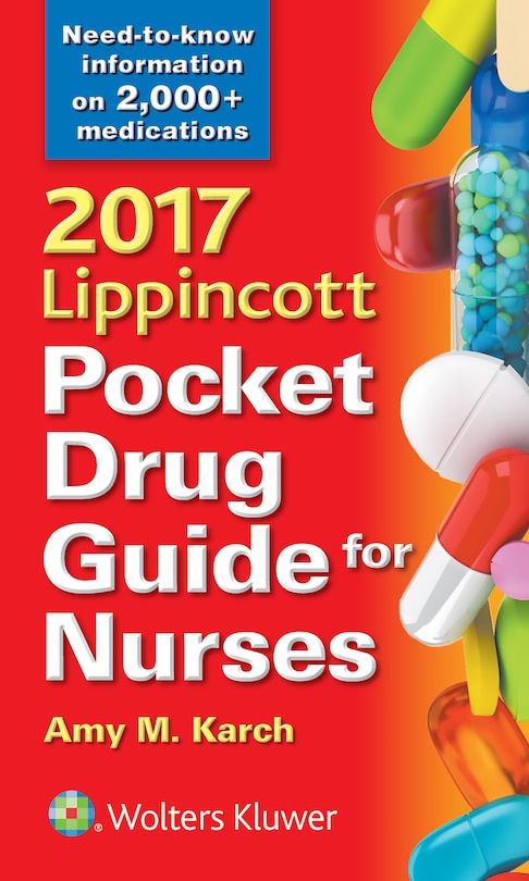 Front cover_2017 Lippincott Pocket Drug Guide For Nurses