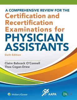 Couverture_A Comprehensive Review For The Certification And Recertification Examinations For Physician Assistants