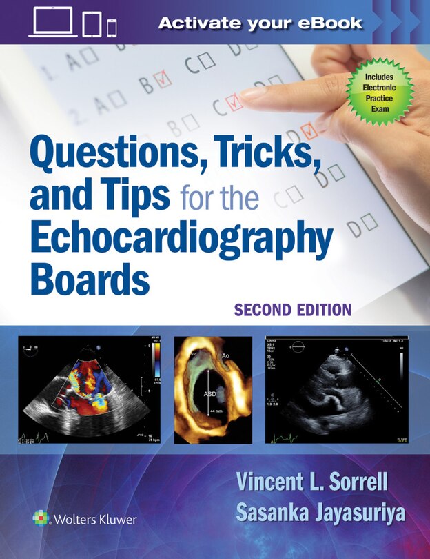 Couverture_Questions, Tricks, And Tips For The Echocardiography Boards