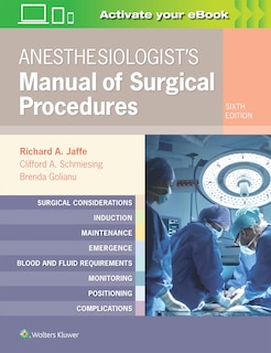 Front cover_Anesthesiologist's Manual of Surgical Procedures