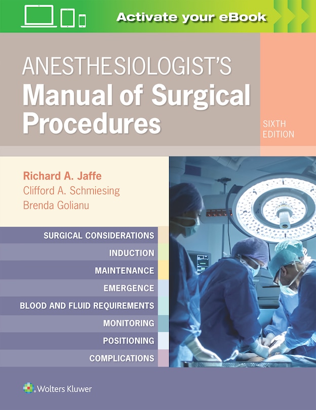 Front cover_Anesthesiologist's Manual of Surgical Procedures