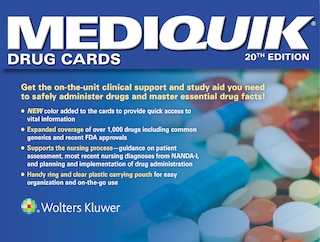 Mediquik Drug Cards