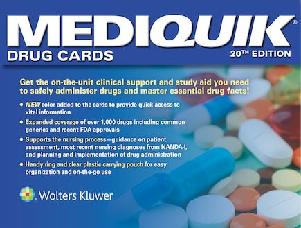 Mediquik Drug Cards