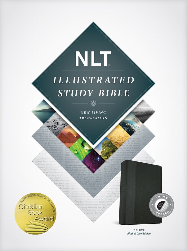 Front cover_Illustrated Study Bible Nlt, Tutone (leatherlike, Black/onyx, Indexed)