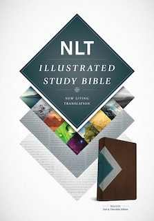 Front cover_Illustrated Study Bible Nlt, Tutone (leatherlike, Teal/chocolate)