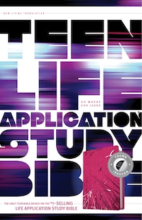 Couverture_Nlt Teen Life Application Study Bible, Index (leatherlike, Pink, Indexed)