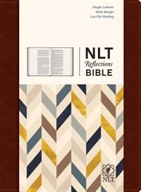 Nlt Reflections Bible (hardcover Leatherlike, Mahogany Brown): The Bible For Journaling