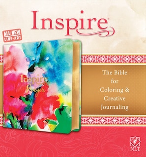Front cover_Inspire Prayer Bible Nlt (leatherlike, Joyful Colors With Gold Foil Accents)