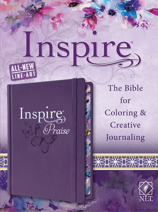 Front cover_Inspire Praise Bible Nlt (hardcover Leatherlike, Purple)
