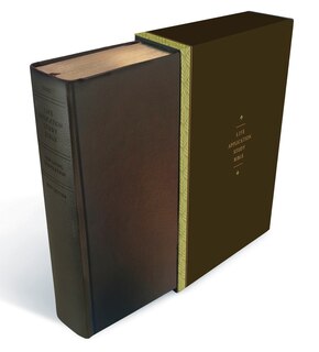Front cover_NLT Life Application Study Bible, Second Edition (Hardcover LeatherLike, Espresso)