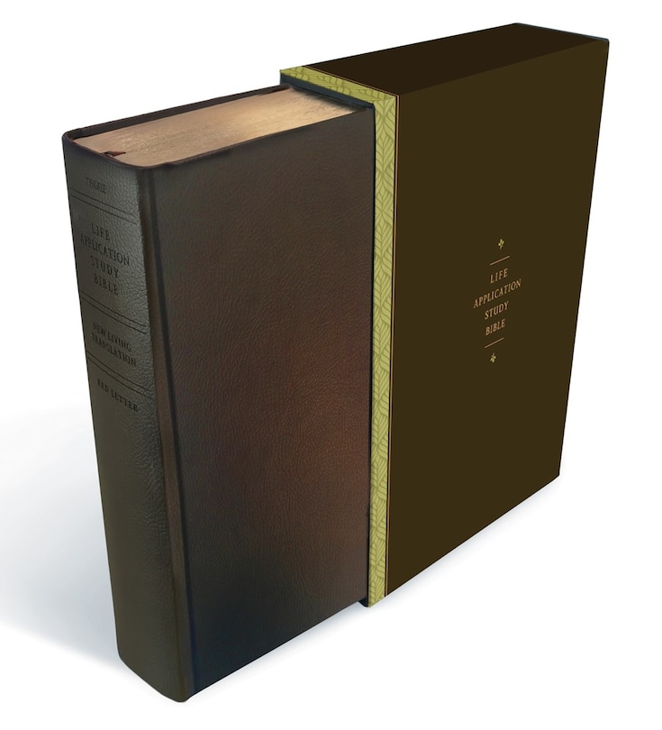 Front cover_NLT Life Application Study Bible, Second Edition (Hardcover LeatherLike, Espresso)