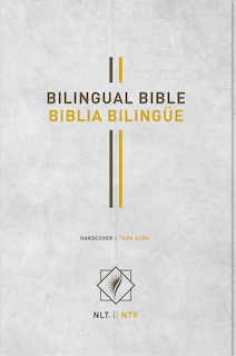 Front cover_Bilingual Bible / Biblia bilingüe NLT/NTV (Hardcover, Gray)