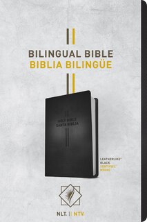 Front cover_Bilingual Bible / Biblia bilingüe NLT/NTV (LeatherLike, Black)