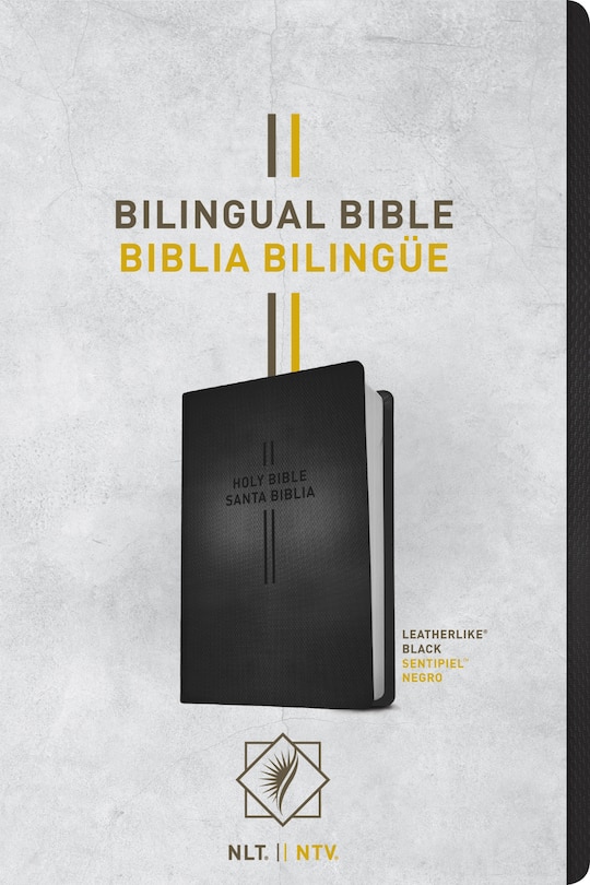Front cover_Bilingual Bible / Biblia bilingüe NLT/NTV (LeatherLike, Black)
