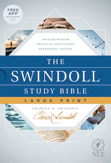 Couverture_The Swindoll Study Bible NLT, Large Print (Hardcover)