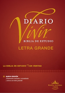 Couverture_Biblia de estudio del diario vivir RVR60, letra grande (Tapa dura, Índice, Letra Roja)