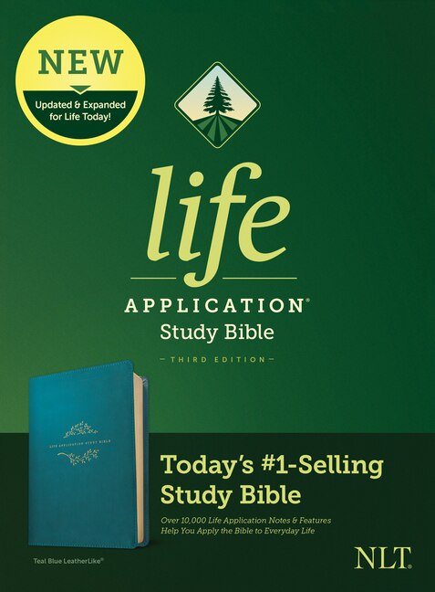 Front cover_Nlt Life Application Study Bible, Third Edition (leatherlike, Teal Blue)