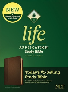 Front cover_Nlt Life Application Study Bible, Third Edition (leatherlike, Dark Brown/brown)