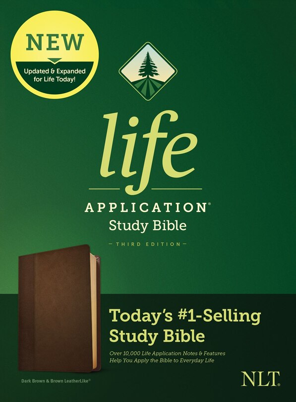 Front cover_Nlt Life Application Study Bible, Third Edition (leatherlike, Dark Brown/brown)