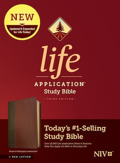 Couverture_NIV Life Application Study Bible, Third Edition (LeatherLike, Brown/Mahogany, Red Letter)