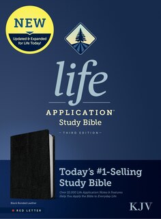 Front cover_KJV Life Application Study Bible, Third Edition (Bonded Leather, Black, Red Letter)