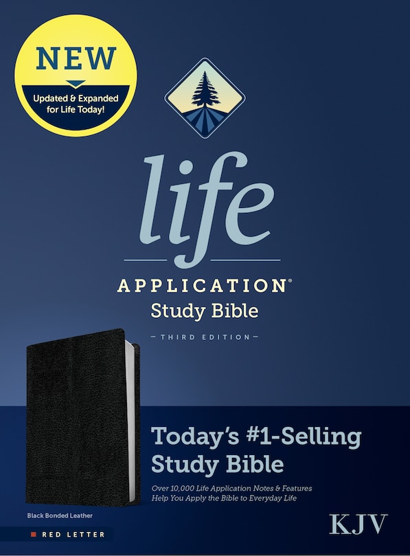 Front cover_KJV Life Application Study Bible, Third Edition (Bonded Leather, Black, Red Letter)