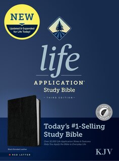 Front cover_KJV Life Application Study Bible, Third Edition (Bonded Leather, Black, Indexed, Red Letter)