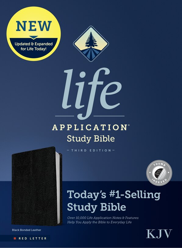Front cover_KJV Life Application Study Bible, Third Edition (Bonded Leather, Black, Indexed, Red Letter)