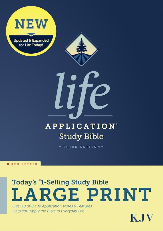 Front cover_KJV Life Application Study Bible, Third Edition, Large Print (Hardcover, Red Letter)