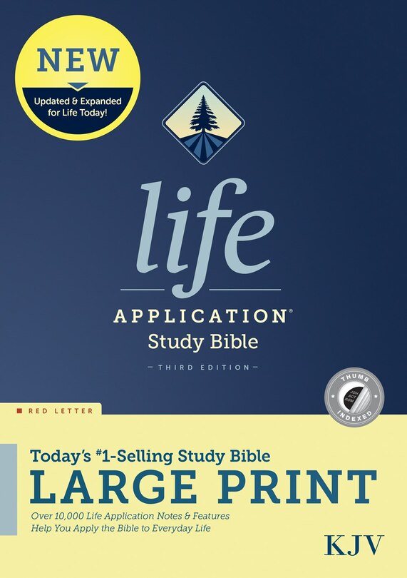 Front cover_KJV Life Application Study Bible, Third Edition, Large Print (Hardcover, Indexed, Red Letter)