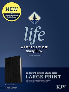 Front cover_KJV Life Application Study Bible, Third Edition, Large Print (Bonded Leather, Black, Red Letter)