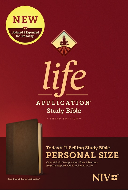 Couverture_Niv Life Application Study Bible, Third Edition, Personal Size (leatherlike, Dark Brown/brown)