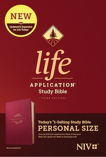 Couverture_Niv Life Application Study Bible, Third Edition, Personal Size (leatherlike, Berry)