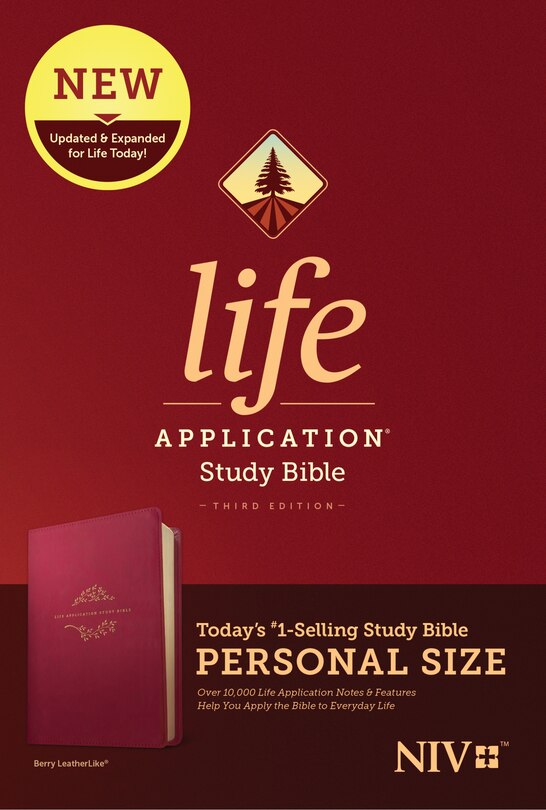 Couverture_Niv Life Application Study Bible, Third Edition, Personal Size (leatherlike, Berry)