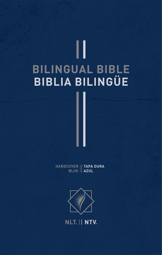 Couverture_Bilingual Bible / Biblia bilingüe NLT/NTV (Hardcover, Blue)