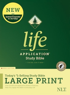 Front cover_NLT Life Application Study Bible, Third Edition, Large Print (Hardcover, Indexed, Red Letter)