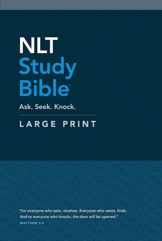 Couverture_NLT Study Bible Large Print (Hardcover, Red Letter)