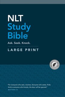 Couverture_NLT Study Bible Large Print (Hardcover, Indexed, Red Letter)