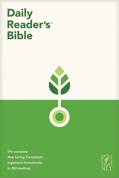 Front cover_NLT Daily Reader's Bible (Hardcover, Red Letter)