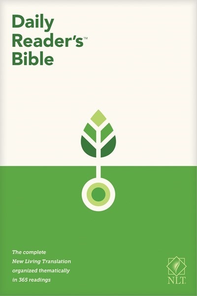 Front cover_NLT Daily Reader's Bible (Softcover, Red Letter)