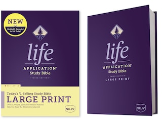 Front cover_NKJV Life Application Study Bible, Third Edition, Large Print (Hardcover, Red Letter)