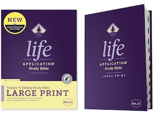Couverture_NKJV Life Application Study Bible, Third Edition, Large Print (Hardcover, Indexed, Red Letter)