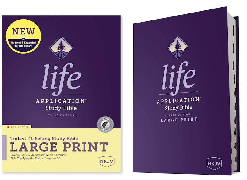 Couverture_NKJV Life Application Study Bible, Third Edition, Large Print (Hardcover, Indexed, Red Letter)